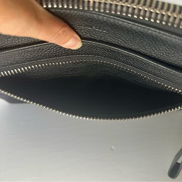 Tom Ford Buckley Zipper Portfolio Clutch Man Bag Pebbled Leather - Picture 13 of 16